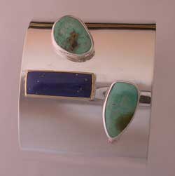 lapis turquoise cuff