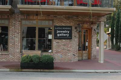 front of gallery
